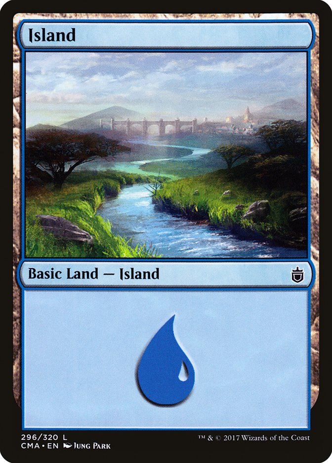 Island (296) [Commander Anthology] | Card Merchant Takapuna