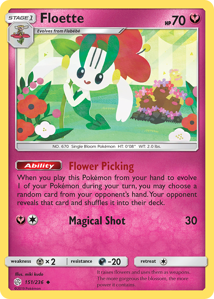 Floette (151/236) [Sun & Moon: Cosmic Eclipse] | Card Merchant Takapuna