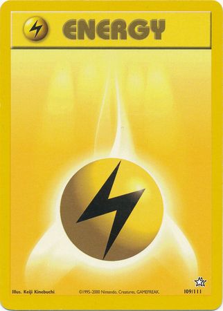 Lightning Energy (109/111) [Neo Genesis Unlimited] | Card Merchant Takapuna