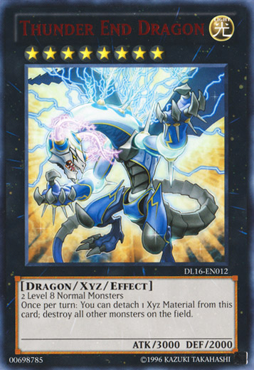 Thunder End Dragon (Red) [DL16-EN012] Rare | Card Merchant Takapuna