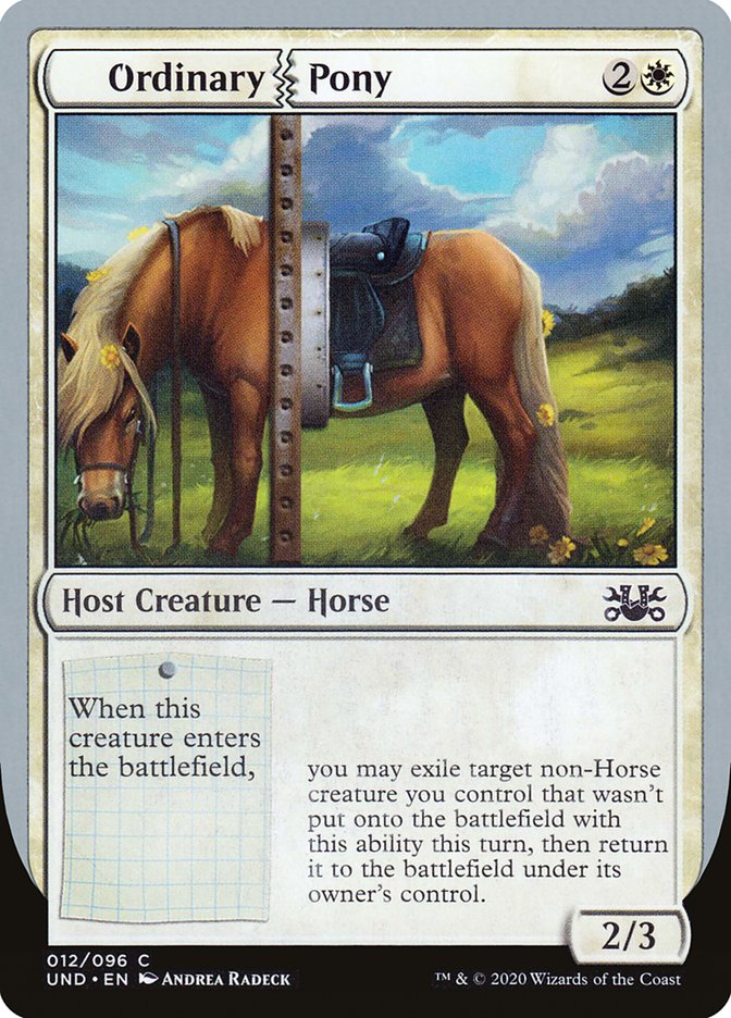 Ordinary Pony [Unsanctioned] | Card Merchant Takapuna