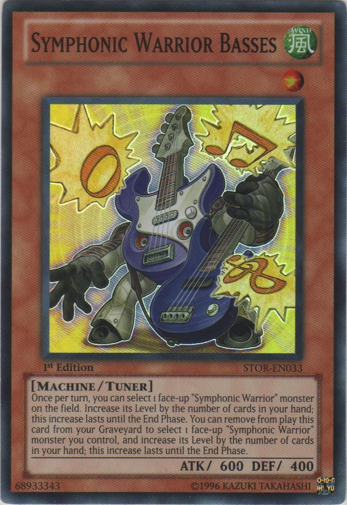 Symphonic Warrior Basses [STOR-EN033] Super Rare | Card Merchant Takapuna