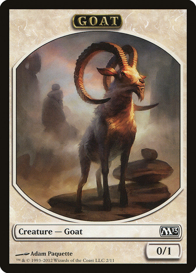 Goat Token [Magic 2013 Tokens] | Card Merchant Takapuna