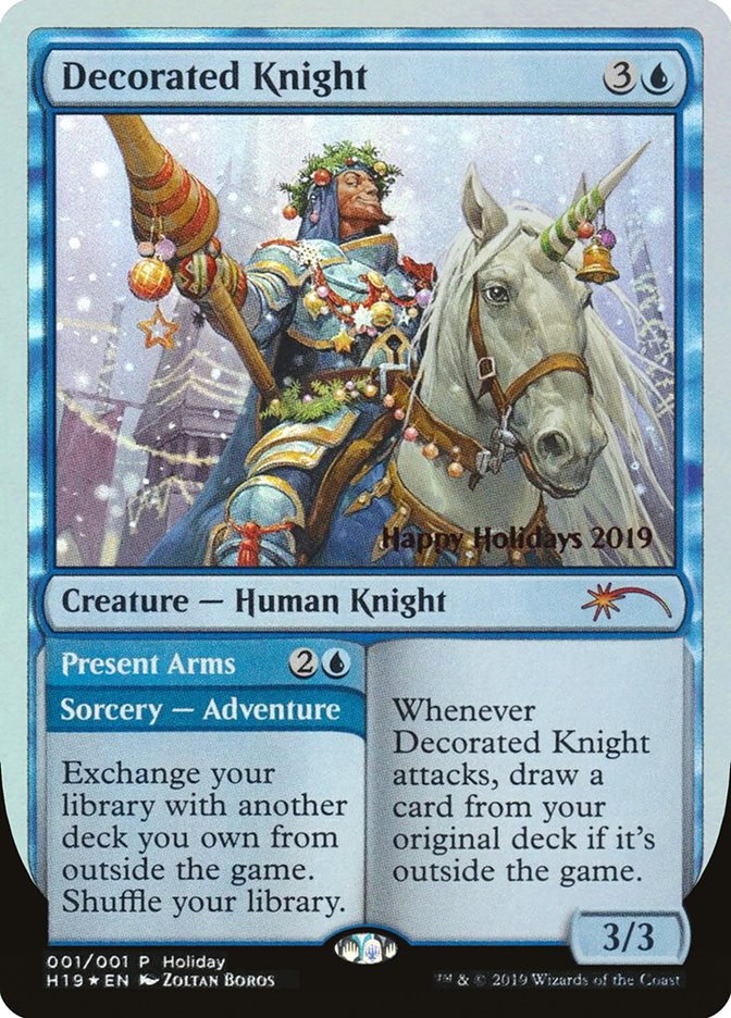 Decorated Knight // Present Arms [Happy Holidays] | Card Merchant Takapuna