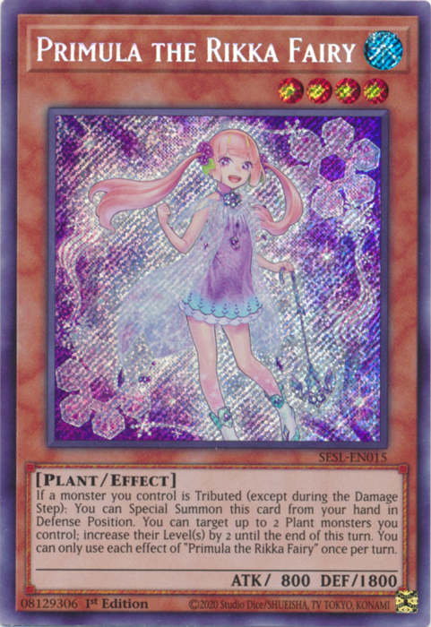 Primula the Rikka Fairy [SESL-EN015] Secret Rare | Card Merchant Takapuna