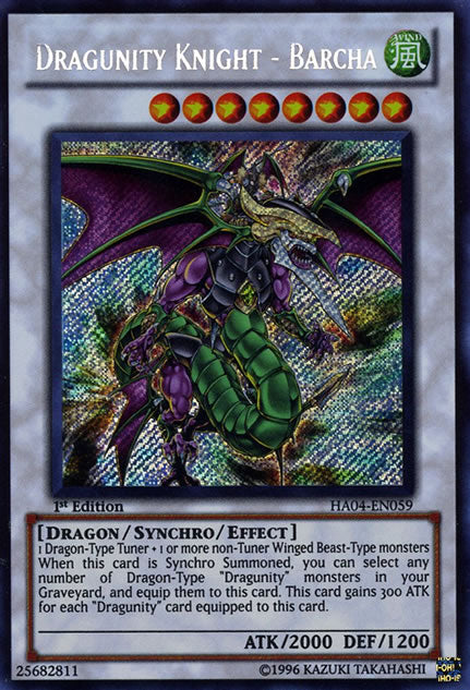 Dragunity Knight - Barcha [HA04-EN059] Secret Rare | Card Merchant Takapuna