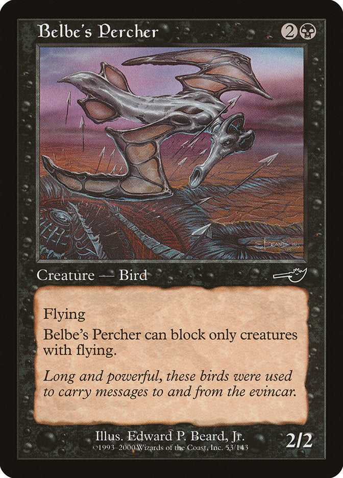 Belbe's Percher [Nemesis] | Card Merchant Takapuna