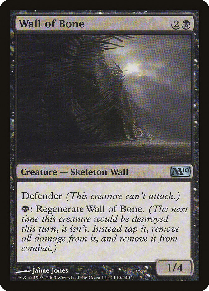 Wall of Bone [Magic 2010] | Card Merchant Takapuna