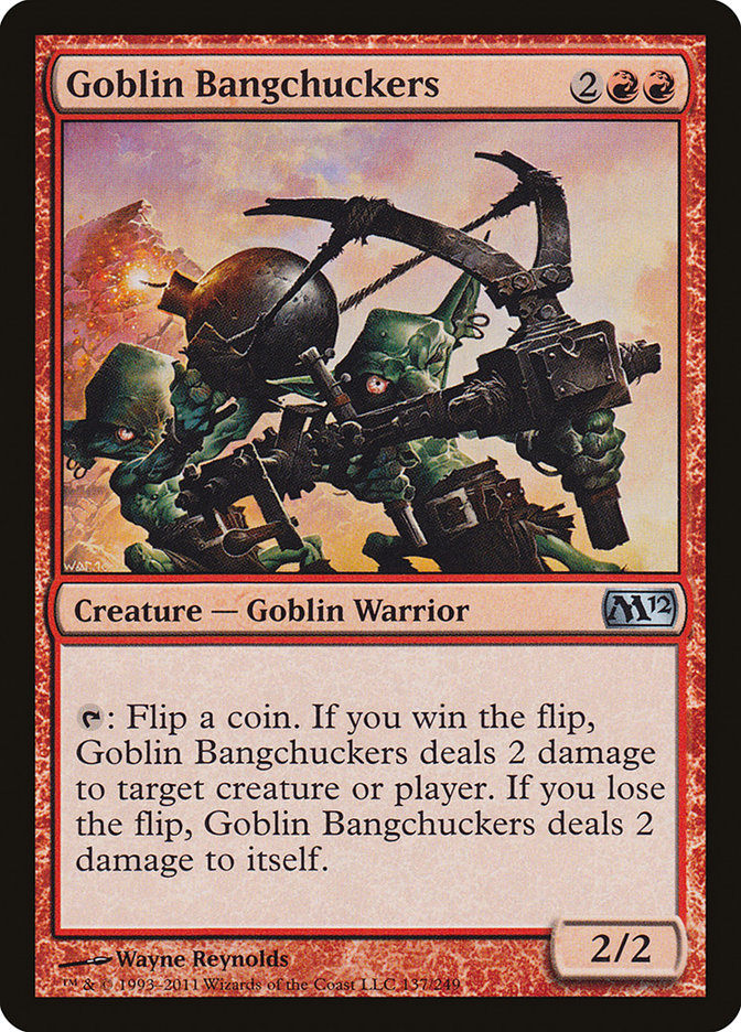 Goblin Bangchuckers [Magic 2012] | Card Merchant Takapuna