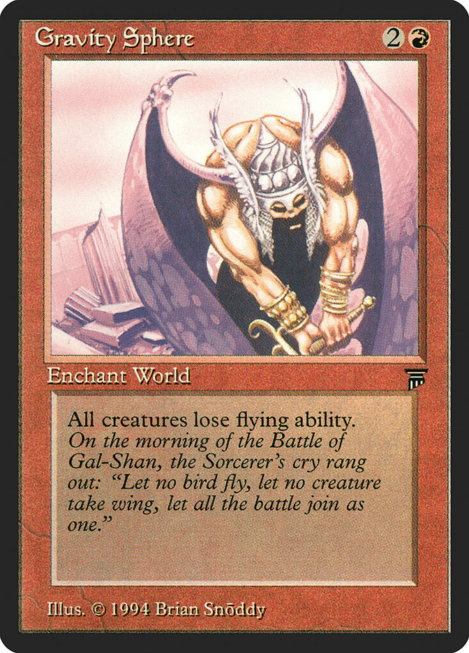 Gravity Sphere [Legends] | Card Merchant Takapuna