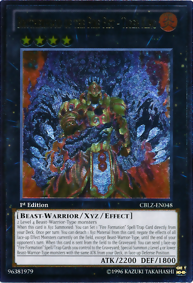 Brotherhood of the Fire Fist - Tiger King [CBLZ-EN048] Ultimate Rare | Card Merchant Takapuna