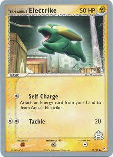 Team Aqua's Electrike (53/95) (Blaziken Tech - Chris Fulop) [World Championships 2004] | Card Merchant Takapuna