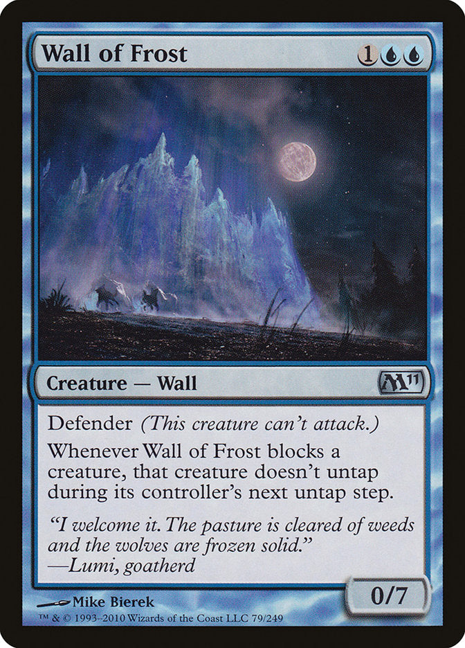 Wall of Frost [Magic 2011] | Card Merchant Takapuna