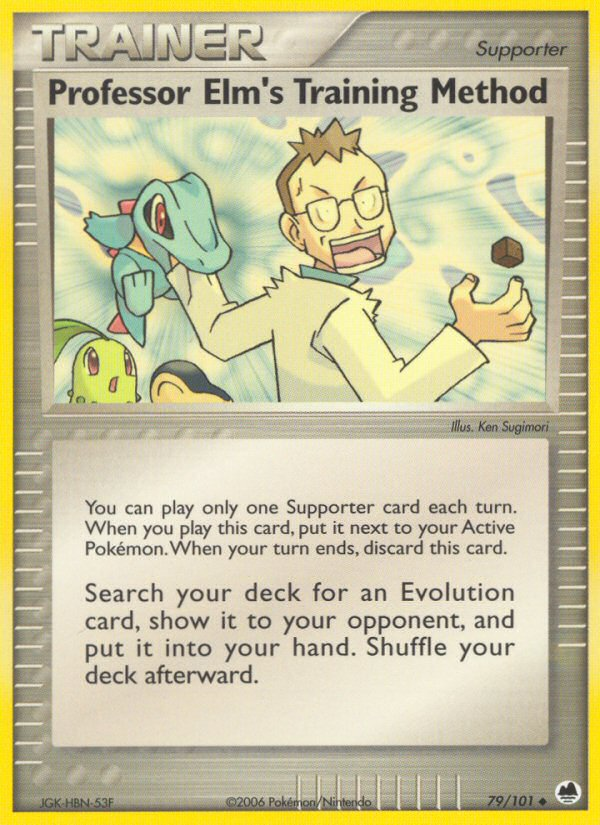 Professor Elm's Training Method (79/101) [EX: Dragon Frontiers] | Card Merchant Takapuna