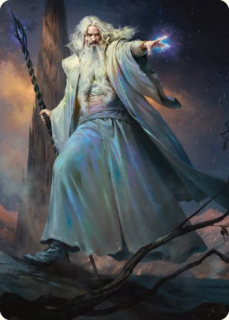 Saruman of Many Colors Art Card [The Lord of the Rings: Tales of Middle-earth Art Series] | Card Merchant Takapuna