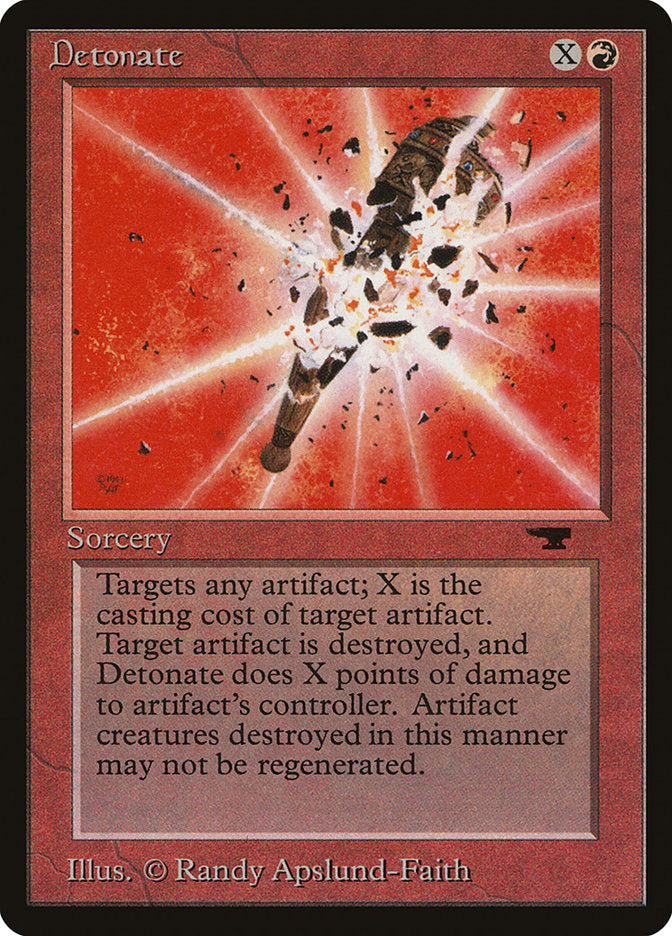 Detonate [Antiquities] | Card Merchant Takapuna