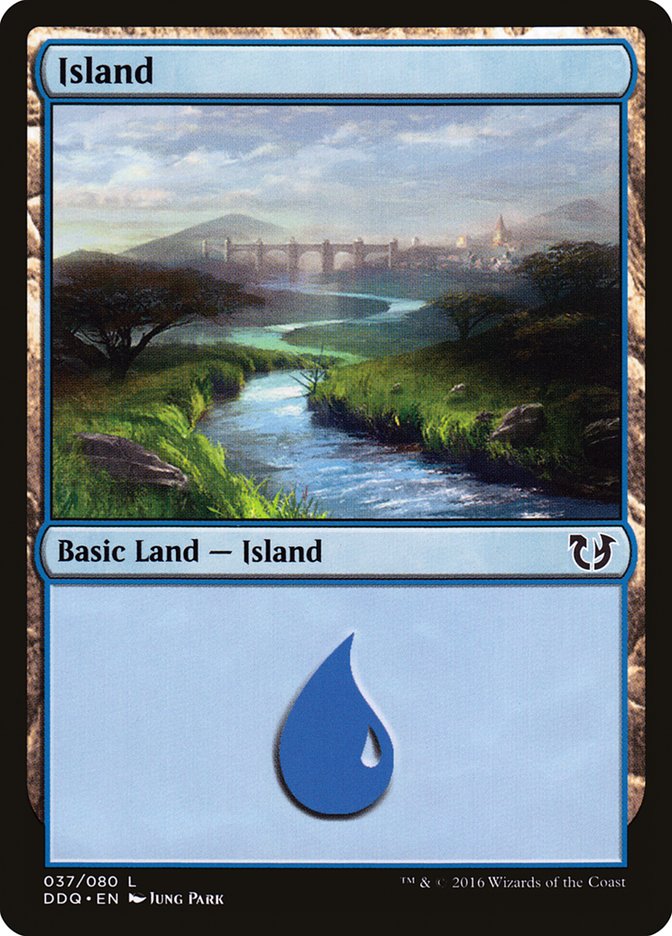 Island (37) [Duel Decks: Blessed vs. Cursed] | Card Merchant Takapuna