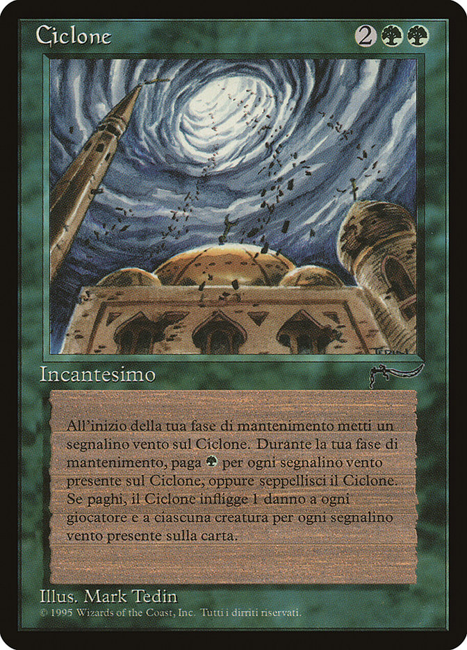 Cyclone (Italian) - "Ciclone" [Rinascimento] | Card Merchant Takapuna