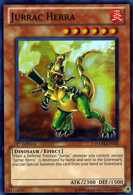 Jurrac Herra [HA04-EN018] Super Rare | Card Merchant Takapuna