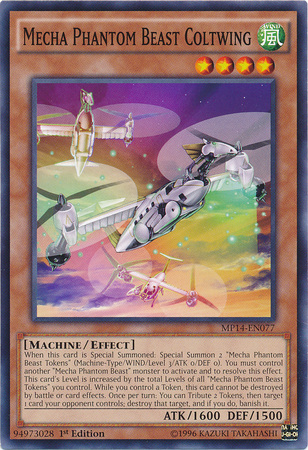 Mecha Phantom Beast Coltwing [MP14-EN077] Common | Card Merchant Takapuna