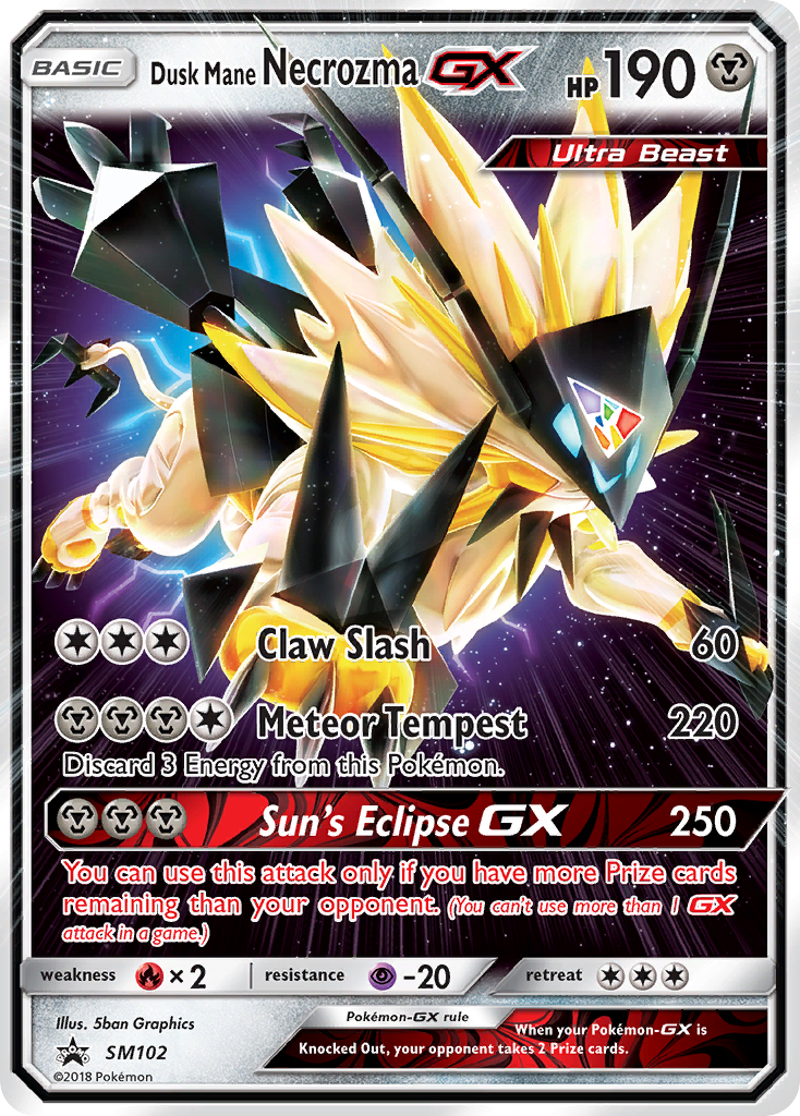 Dusk Mane Necrozma GX (SM102) [Sun & Moon: Black Star Promos] | Card Merchant Takapuna