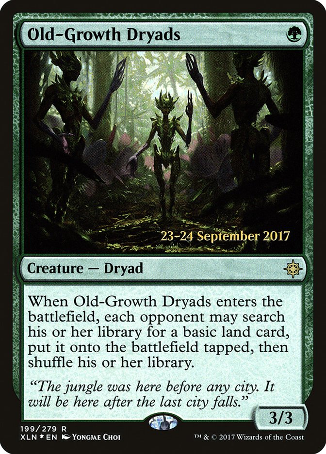 Old-Growth Dryads [Ixalan Prerelease Promos] | Card Merchant Takapuna