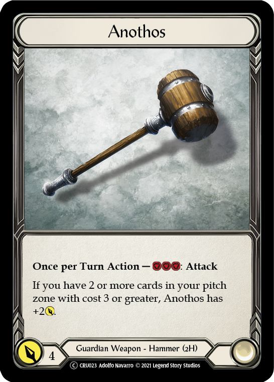 Anothos [U-CRU023] (Crucible of War Unlimited)  Unlimited Rainbow Foil | Card Merchant Takapuna