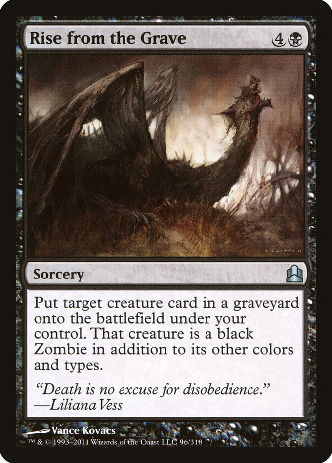 Rise from the Grave [Commander 2011] | Card Merchant Takapuna