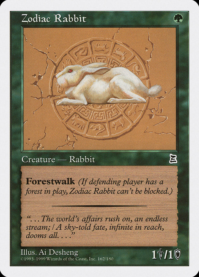 Zodiac Rabbit [Portal Three Kingdoms] | Card Merchant Takapuna