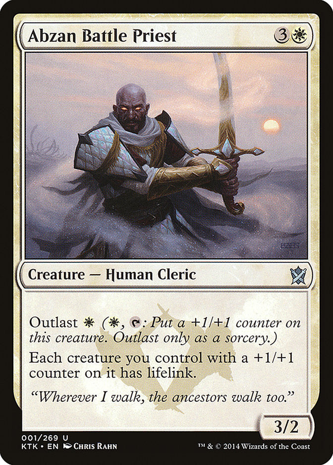 Abzan Battle Priest [Khans of Tarkir] | Card Merchant Takapuna