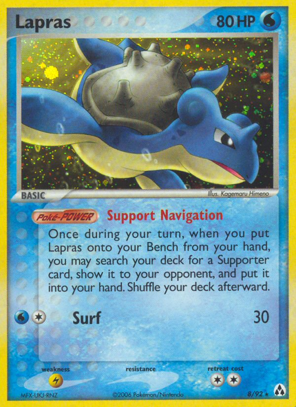 Lapras (8/92) [EX: Legend Maker] | Card Merchant Takapuna