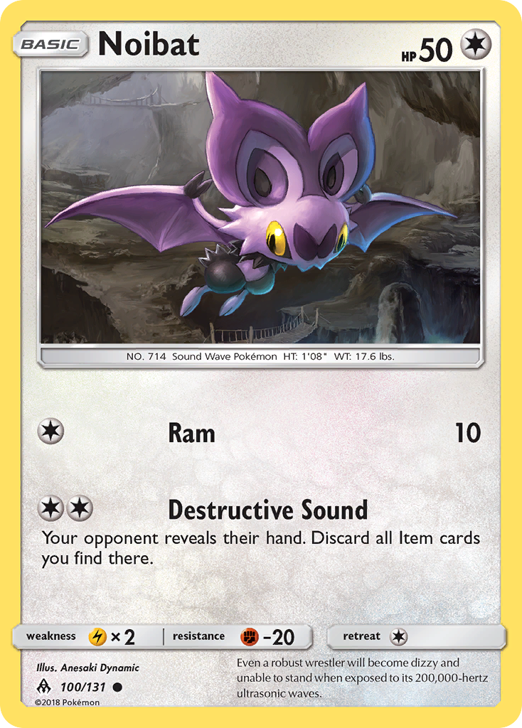 Noibat (100/131) [Sun & Moon: Forbidden Light] | Card Merchant Takapuna