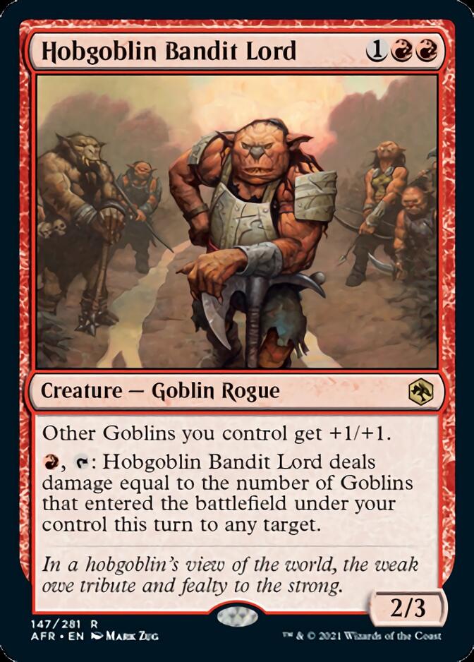 Hobgoblin Bandit Lord [Dungeons & Dragons: Adventures in the Forgotten Realms] | Card Merchant Takapuna