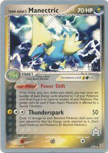 Team Aqua's Manectric (4/95) (Blaziken Tech - Chris Fulop) [World Championships 2004] | Card Merchant Takapuna