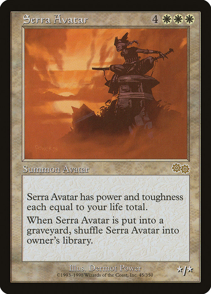 Serra Avatar [Urza's Saga] | Card Merchant Takapuna