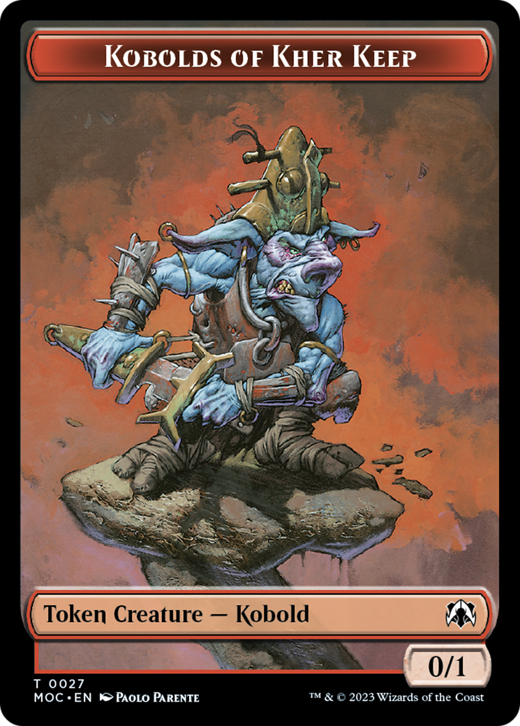 Bird // Kobolds of Kher Keep Double-Sided Token [March of the Machine Commander Tokens] | Card Merchant Takapuna