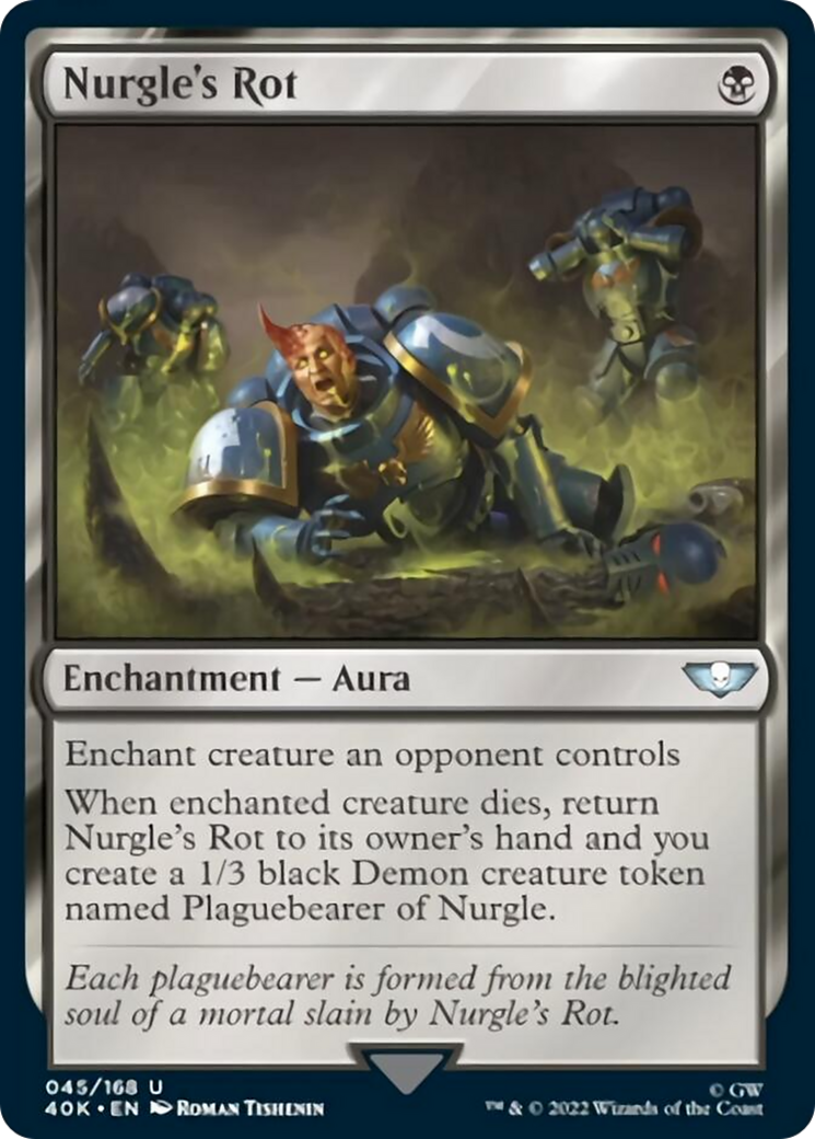 Nurgle's Rot (Surge Foil) [Warhammer 40,000] | Card Merchant Takapuna