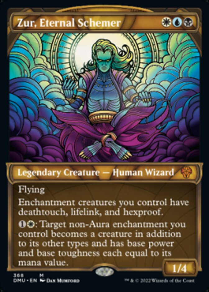 Zur, Eternal Schemer (Showcase Textured) [Dominaria United] | Card Merchant Takapuna