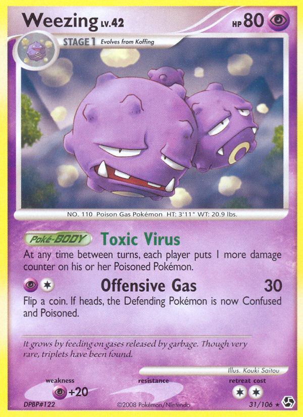 Weezing (31/106) [Diamond & Pearl: Great Encounters] | Card Merchant Takapuna