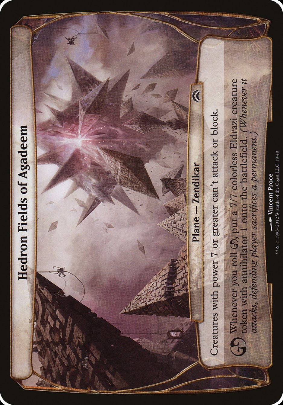 Hedron Fields of Agadeem (Planes) [Planechase 2012 Planes] | Card Merchant Takapuna