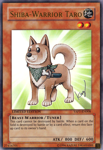 Shiba-Warrior Taro [YAP1-EN008] Ultra Rare | Card Merchant Takapuna