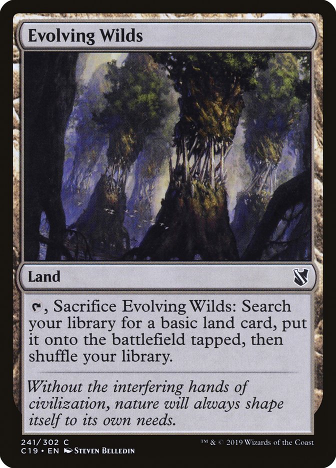 Evolving Wilds [Commander 2019] | Card Merchant Takapuna