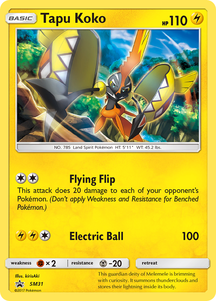 Tapu Koko (SM31) [Sun & Moon: Black Star Promos] | Card Merchant Takapuna