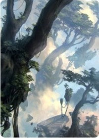 Forest 1 Art Card [Zendikar Rising Art Series] | Card Merchant Takapuna