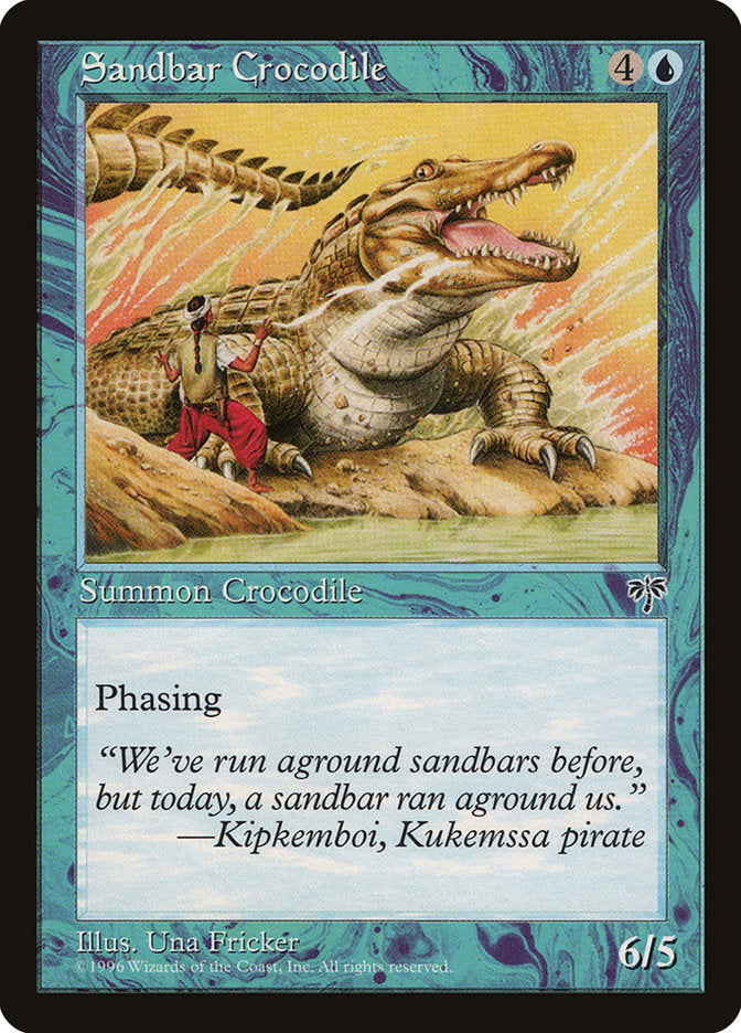 Sandbar Crocodile [Mirage] | Card Merchant Takapuna