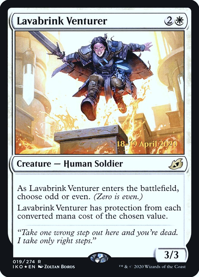 Lavabrink Venturer [Ikoria: Lair of Behemoths Prerelease Promos] | Card Merchant Takapuna