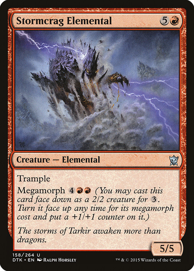 Stormcrag Elemental [Dragons of Tarkir] | Card Merchant Takapuna