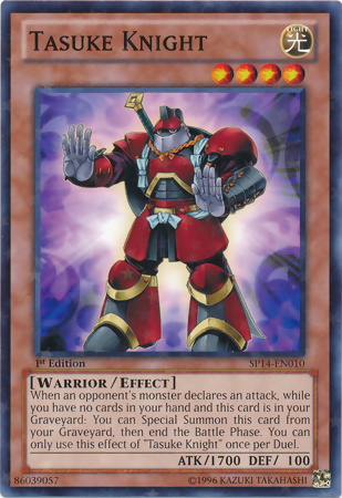 Tasuke Knight [SP14-EN010] Starfoil Rare | Card Merchant Takapuna