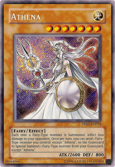 Athena [PP02-EN018] Secret Rare | Card Merchant Takapuna