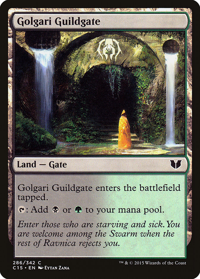 Golgari Guildgate [Commander 2015] | Card Merchant Takapuna